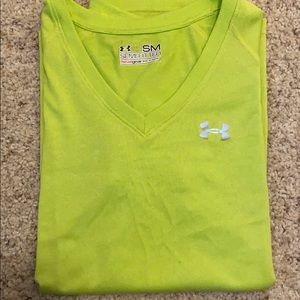 Neon Under Armour short sleeve T-shirt